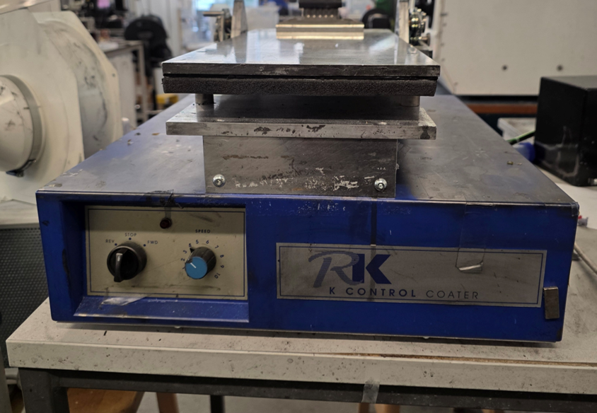 Bar coater table