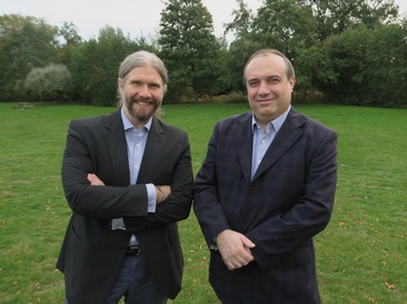 Prof. M. Atature (left) and Prof. A. C. Ferrari.