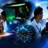 Montage showing the electrical engineering and CGC logos and blended images related to their work